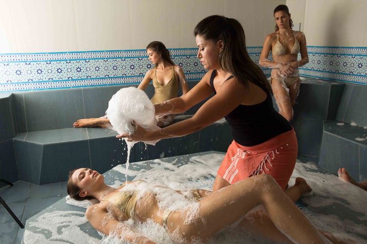 În hamam cu varicoză