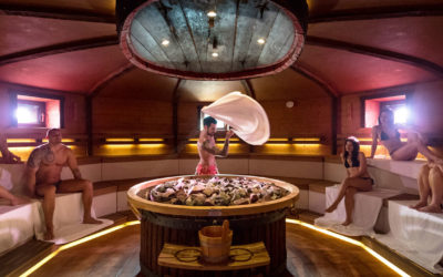 Le cerimonie in sauna: Aufguss o gettata di vapore