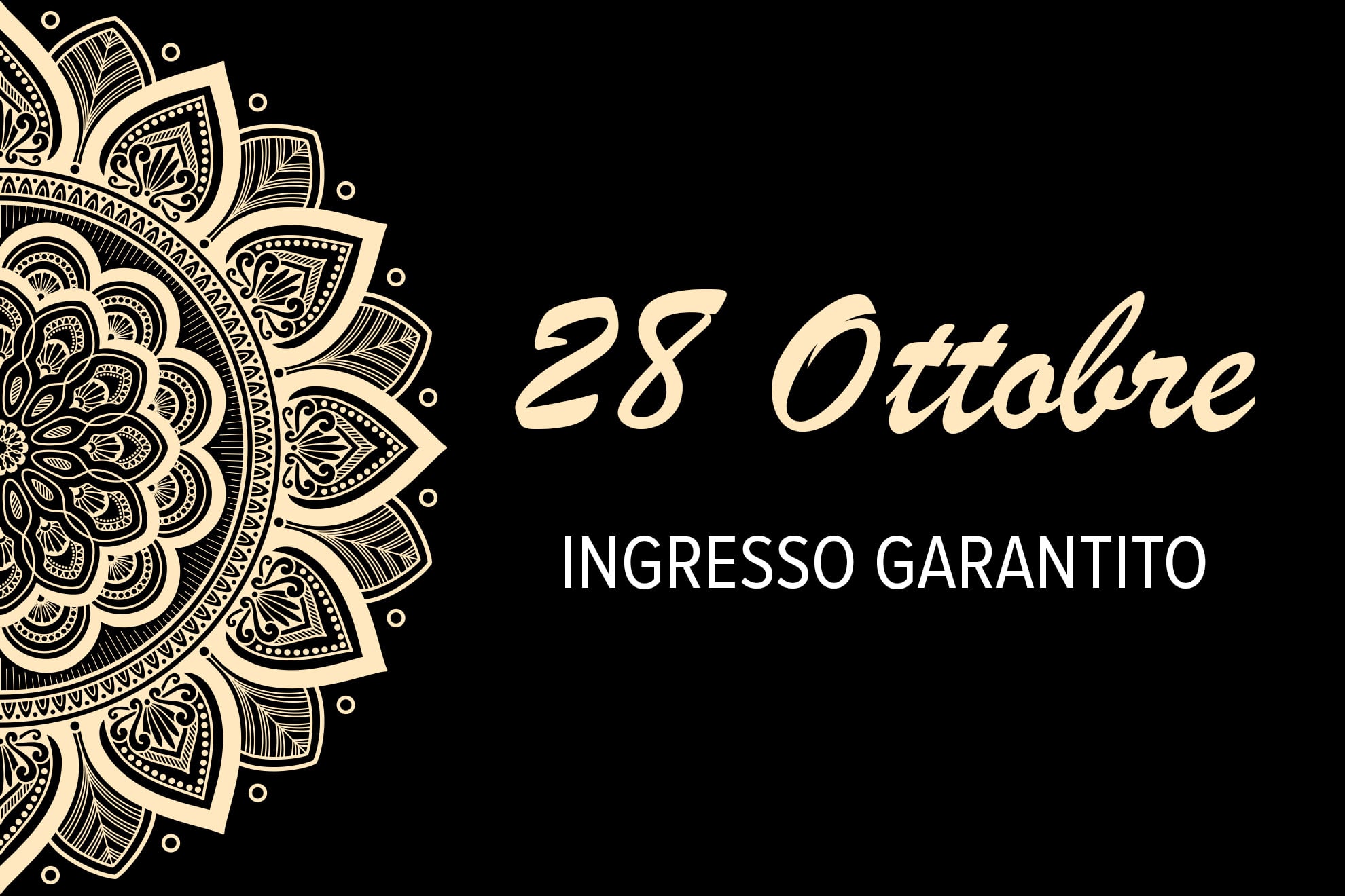 28 Ottobre - Ingresso garantito Asmana