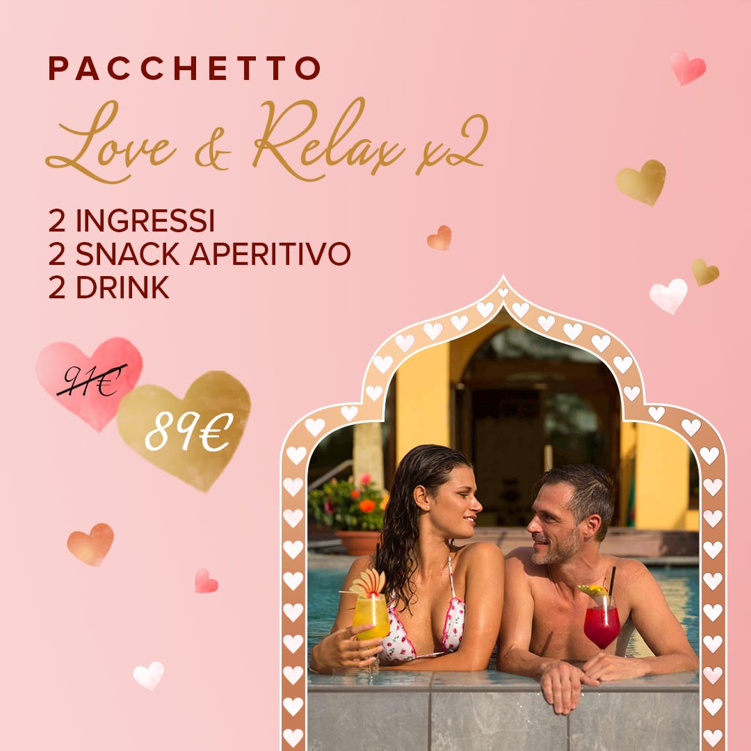 Love & Relax x2 Asmana San Valentino pacchetto di coppia